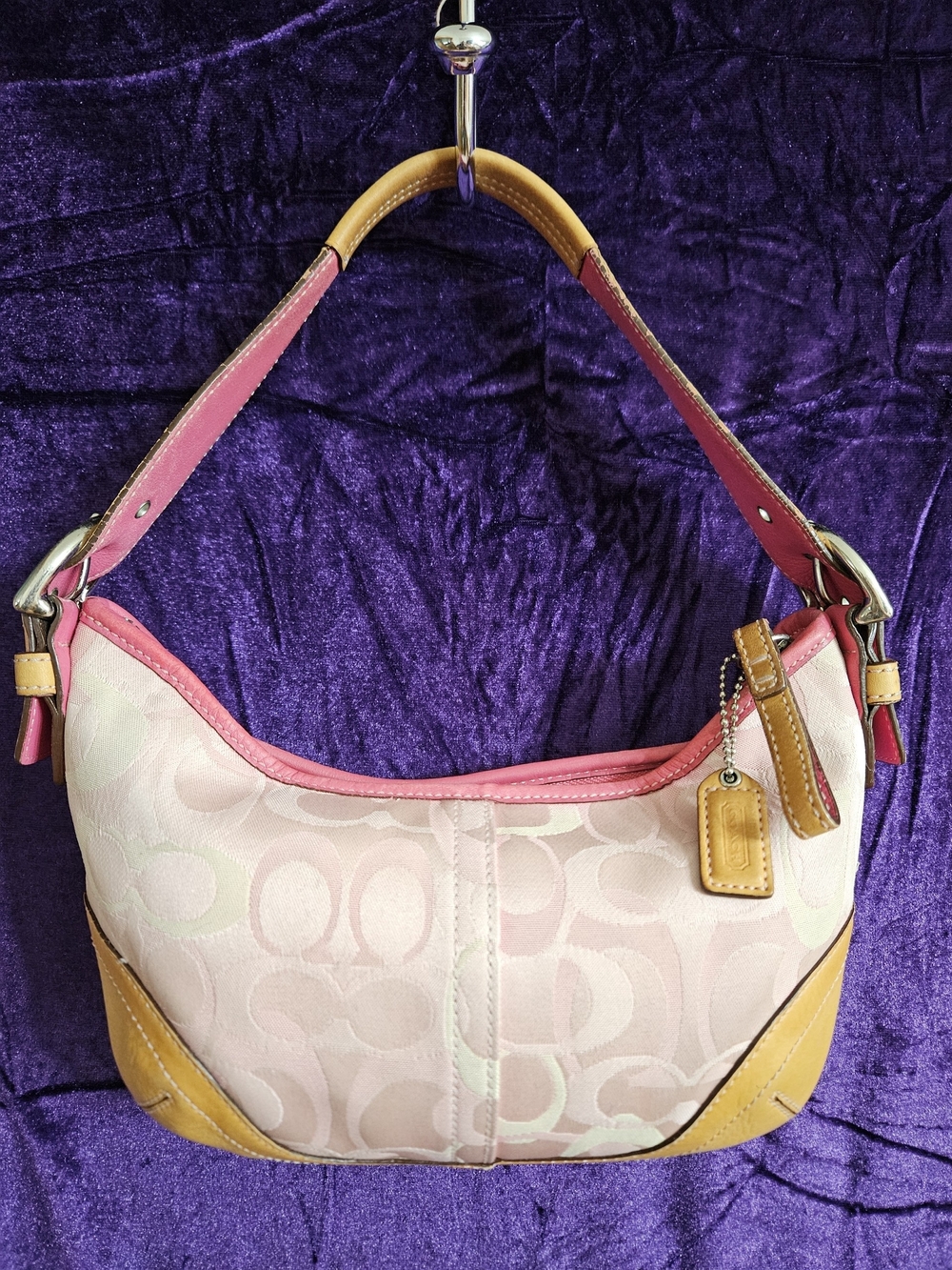 Y2K Coach Pink Optic Soho Hobo Shoulder Bag